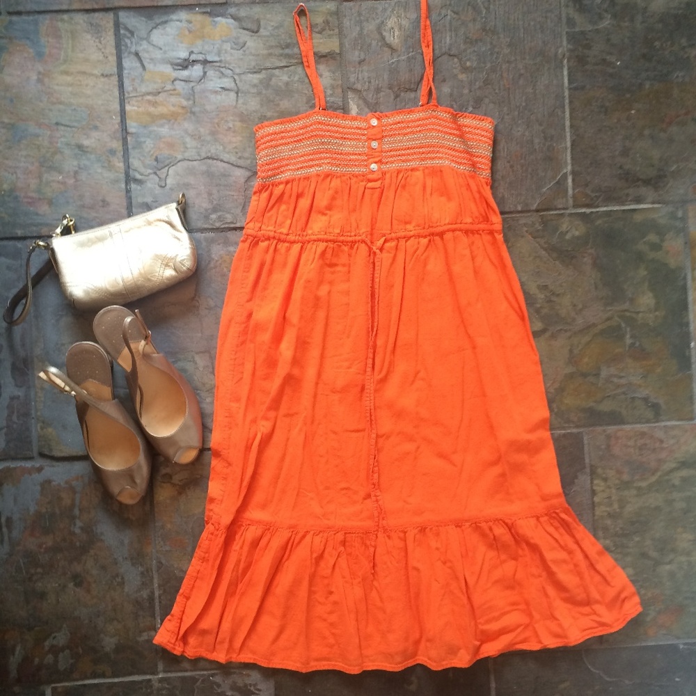 H&M Orange Sundress